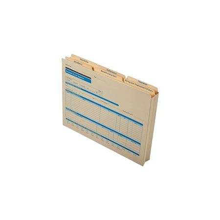 ComplyRight Employee Record Organizer 6-Folder Sets, 11 3/4" x 9 1/2" x 2 1/2", Pack Of 25