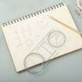 thumbnail image 5 of Regla de dibujo multifunción para matemáticas, regla geométrica para estudiantes de primaria y secundaria, regla de función geométrica, regla triangular, transportador, 5 of 5