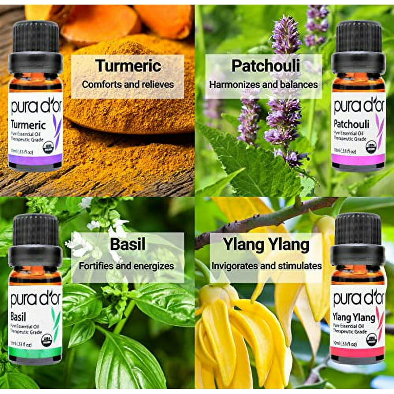 USDA Organic Therapeutic Grade Sweet 16 Essential Oil Set - PURA D