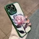 thumbnail image 1 of Funda de teléfono con protección de lente de diamante de loto brillante, antiadherente, resistente a caídas y suciedad, para iPhone 14, 13, 12, 11 Pro Max Plus Fivean unisex, 1 of 2