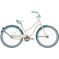 thumbnail image 1 of Vélo cruiser Huffy Good Vibrations 26 po, convient aux cyclistes de 60 po et plus, blanc, femmes, 1 of 12