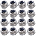 thumbnail image 3 of SHISUYAN 100 Pcs Écrou de Verrouillage Finition Acier Inoxydable 304 avec Insert en Nylon, 3 of 8