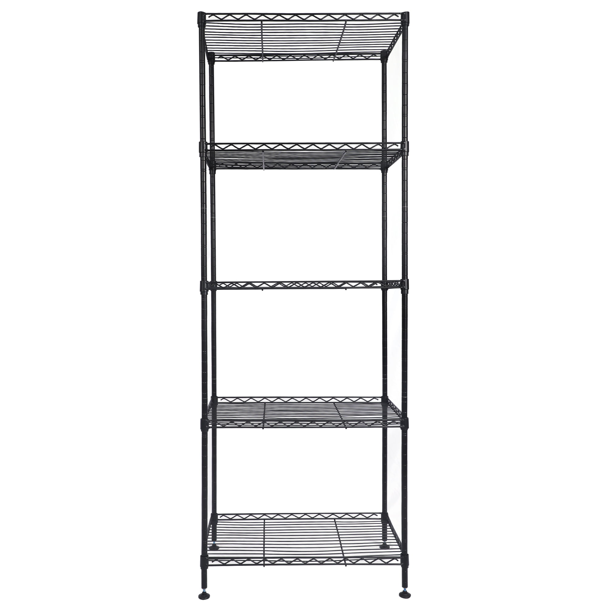 Heavy Duty Black 5 Tier Garage Racking Boltless Industrial Racking Shelving,Shed Shelf 150cm x 70cm x 30cm Industrial Strength & MDF Boards 875KG Capacity,Perfect Home Storage Solution 