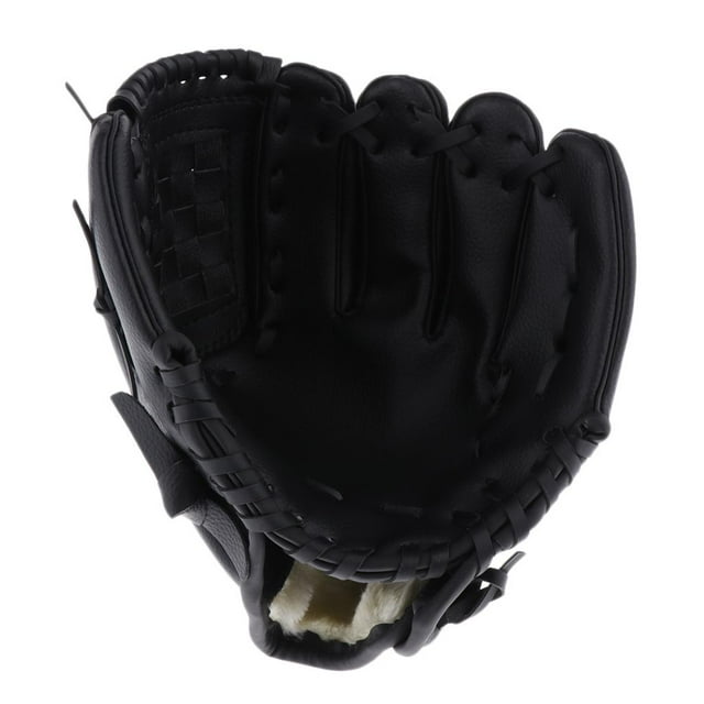 Guante De Béisbol Juvenil - Guantes De Softball Para Deportes Al Aire Libre Equipo De Práctica De Entrenamiento - Guante Para Mano Izquierda - Varios Negro Macarena Guante de béisbol