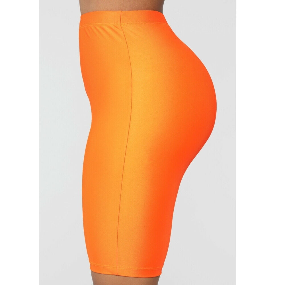 bike shorts orange