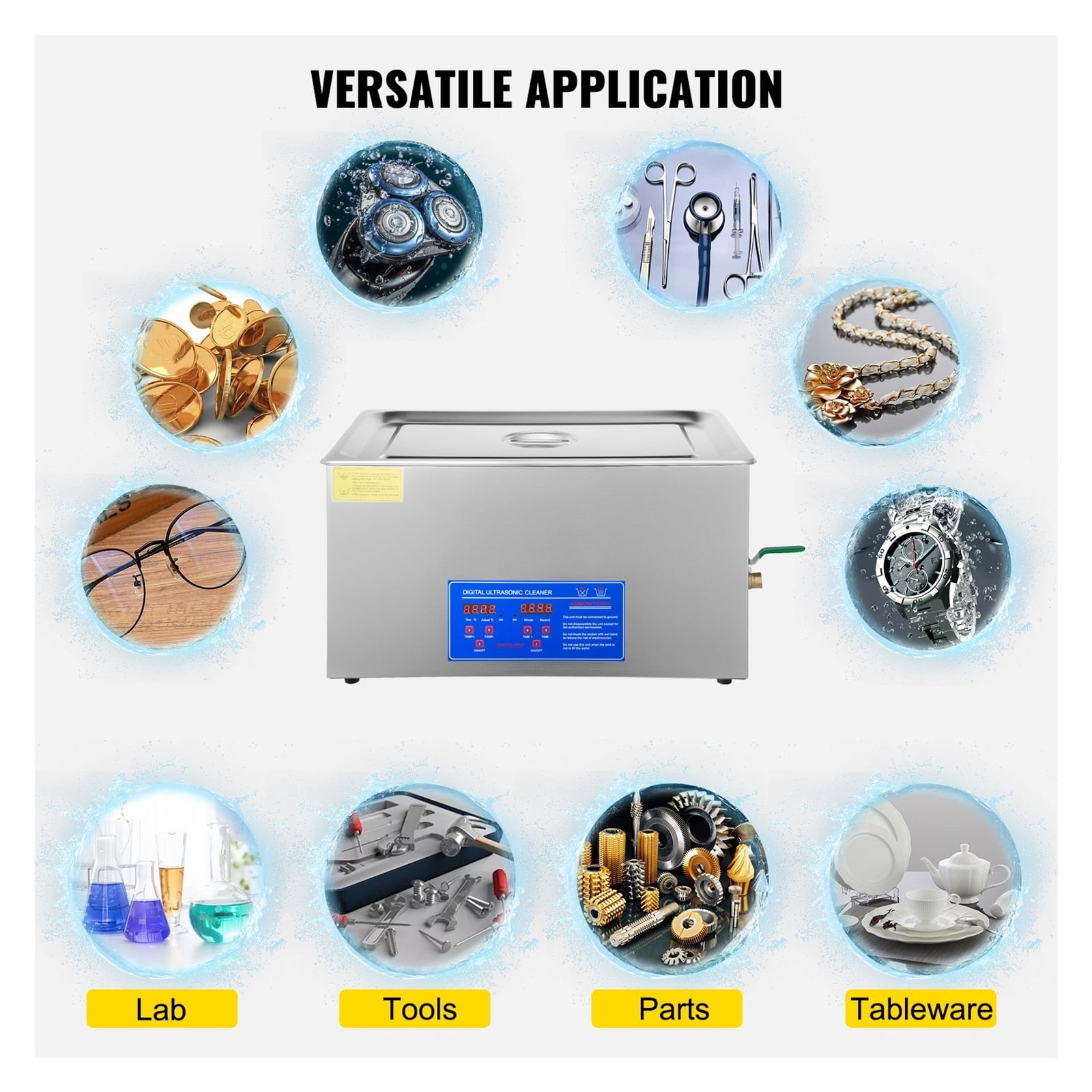 1.3L 2L 3L 6L 10L 15L 22L 30L Ultrasonic Cleaner Lave-Dishes Portable Washing Machine Dishwasher Ultrasonic Home Appliances