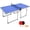 6FT-Blue Table, variant on HooKung 6ft Foldable Table Tennis Table Set, Mid-Size Ping Pong Table Portable Table Tennis Game Set with Accessories