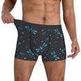 thumbnail image 3 of Mens Underwear - Blue Heart Dragonfly Breathable Stretch Boxers for Men Athletic Mens Boxer Briefs, 3 of 7