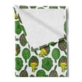 thumbnail image 2 of Artichoke Soft Flannel Fleece Blanket, Vivid Colored Artichokes Cooking Food Eating Groceries Vegan Options, Cozy Plush for Indoor and Outdoor Use, 70" x 90", Yellow and Fern Green, by Ambesonne, 2 of 5