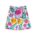 thumbnail image 4 of Sopiago Toddler Girl Summer Clothes 2T 3T 4T 5T Outfits Cotton Sleeveless Tank Tops Shorts Little Girl Clothing Set Purple,1-2 Years, 4 of 5