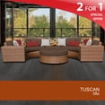 thumbnail image 2 of Tuscan 6 Piece Outdoor Wicker Patio Furniture Set 06c, 2 of 6
