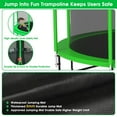 thumbnail image 3 of Jump Into Fun Trampoline 16FT with Basketball Hoop and Lights Sprinkler Socks Enclosure, 1500LBS Weight Capacity Backyard Outdoor Trampoline for Adults and Kids, Trampoline for Gift, Family Use, 3 of 7