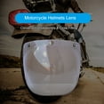 thumbnail image 3 of Motorcycle - -Scratch Lens Retro Bubble Visor Wind Lens Universal for Standard 3-Snap Open Face, 3 of 7