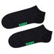 thumbnail image 2 of Happy Socks calcetines deportivos unisex, pack de 3 - Solid Socks Low, mezcla de algodón, unicolor Negro 41-46, 2 of 3