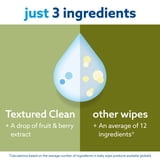WaterWipes Textured Clean 99.9% Water Based Toddler & Baby Wipes, 9 ...