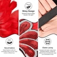 thumbnail image 4 of Casque Rouge pour Femmes, Coiffe à Sequins pour Mariage, Mascarade, Cosplay, 4 of 4