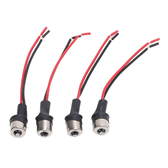 LED Bulb Socket Wiring Harness Plug, Prewired, Waterproof, for Car Headlight Turn Signal Tail Lamp, Universal Fitment, Simple Installation Without Hassle