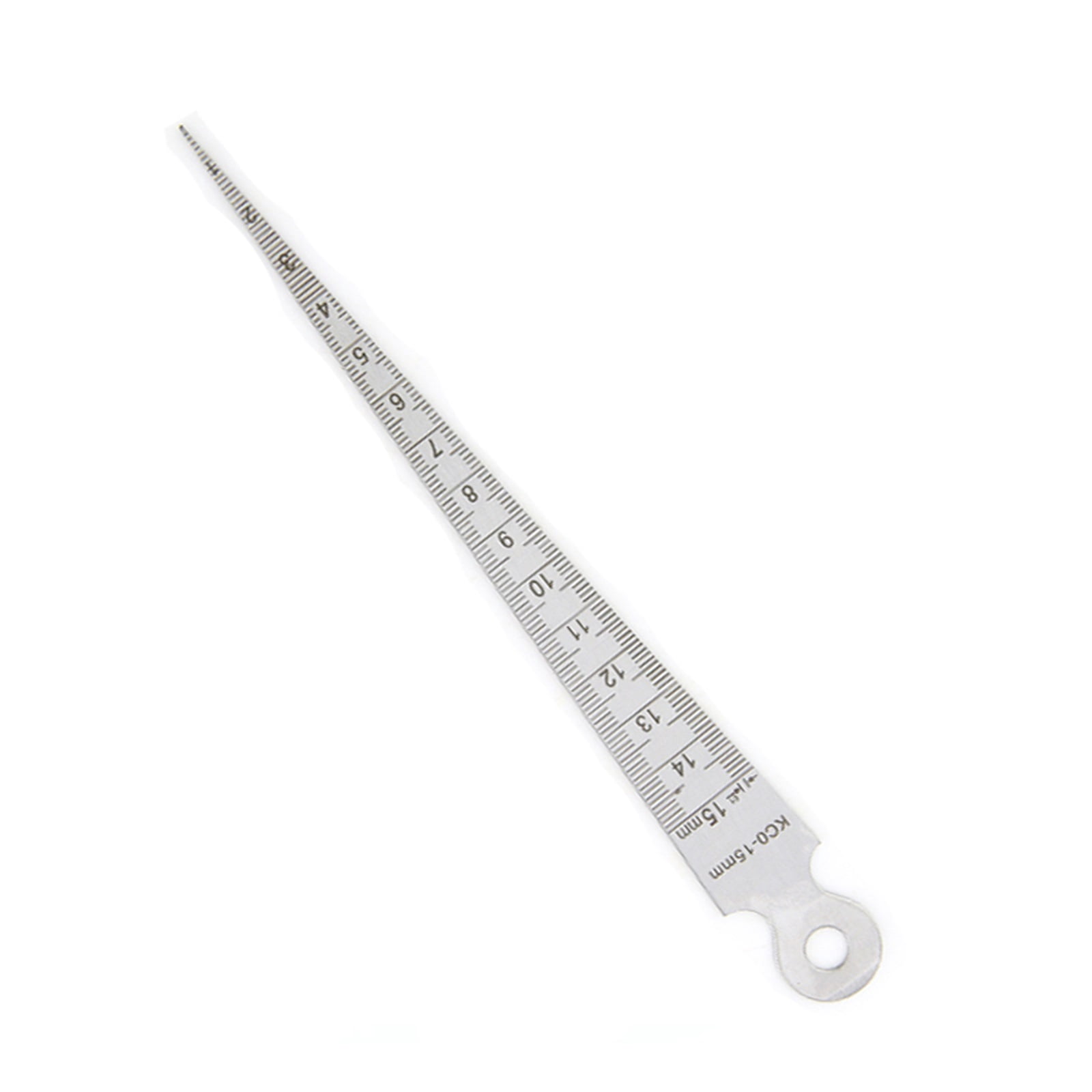 1-15mm Wedge Feeler Gauges For Measurement Clearance Ruler Gap Ruler Filler Gauge Measuring Probes Thickness Meter Steel Ruler ,Easy Identification