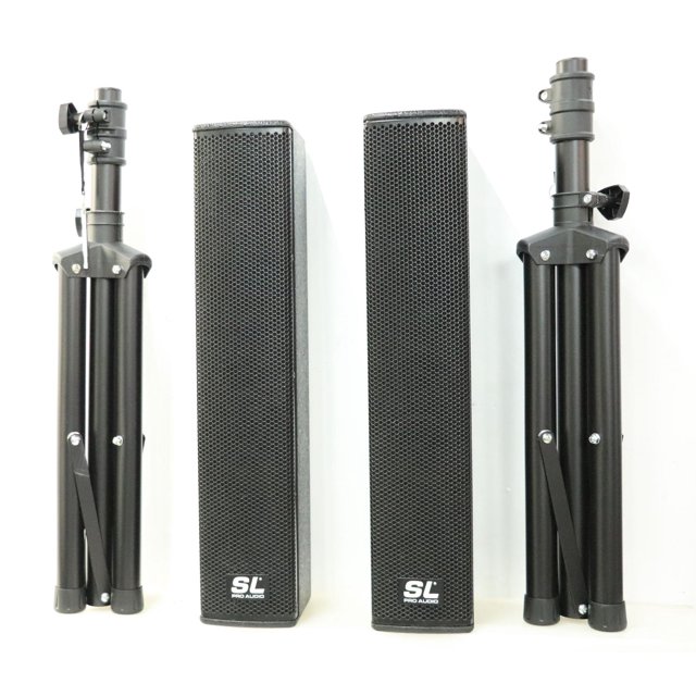 JUEGO DE 2 BAFLES 4X4 TORRE 100W RMS CON TRIPIES ANTROLITE OUT-MEGAKAOS