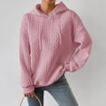 thumbnail image 2 of LowProfile Sweatshirt Hoodies for Women Plus Size Long Sleeve Casual Tops Textured Drop Shoulder Drawstring Pullover Solid Winter Fall Sweatshirts, 2 of 6