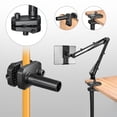 thumbnail image 4 of Bed Desk Clamp Mount Replacement For Gooseneck Lazy Phone Arms Holder For Mic White, 4 of 6