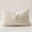Ivory, variant on Fennco Styles Chenille Bouclé-Style Filled Throw Pillow 12" W X 20" L - Ivory Soft Minimalist Decorative Cushion for Sofa, Bed, or Chair Décor