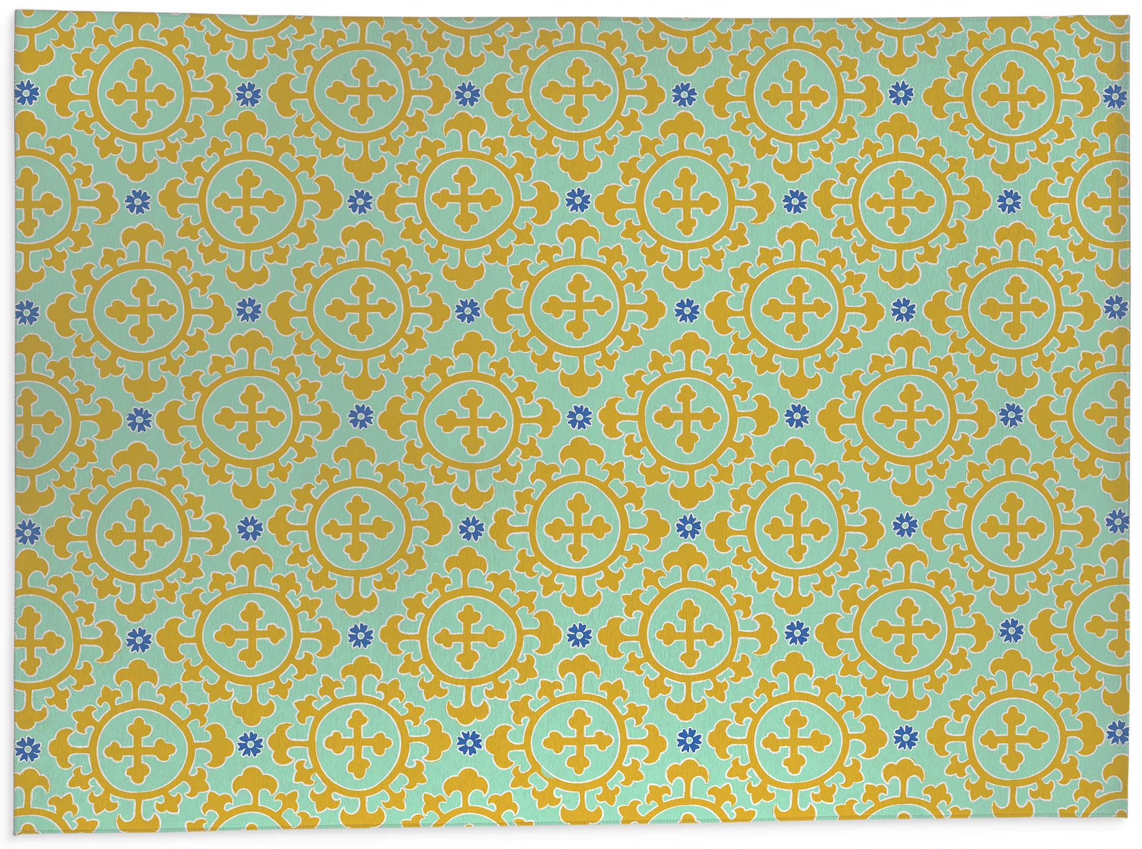 AZURA MINT Indoor Floor Mat By Kavka Designs