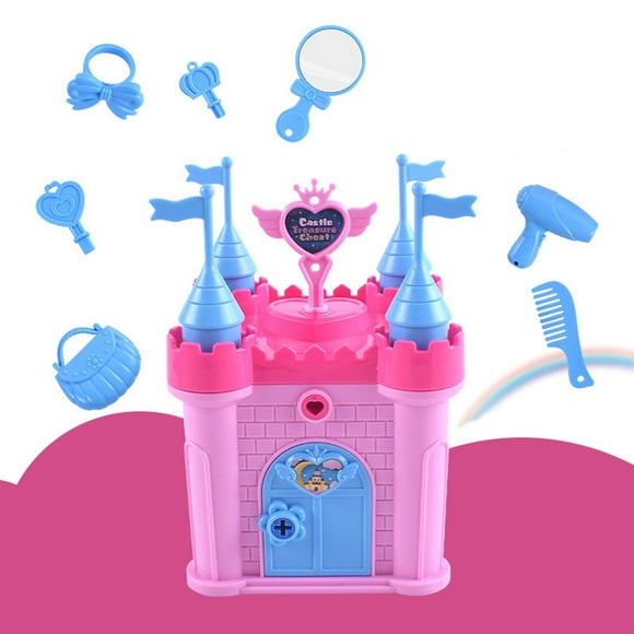 Summer Savings Dianli Children's Educational Toys Family Assembled Girls' Toys Castle Parent-child Interaction Toy Box Flash Deals