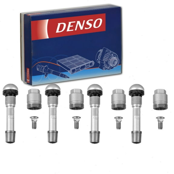 4 pc DENSO TPMS Sensor Service Kits compatible with Hyundai Elantra 2007-2010 - 56-Mm