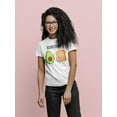 thumbnail image 2 of Friends Forever Avocado Toast T-Shirt Women -SPIdeals Designs, Female 3X-Large, 2 of 4