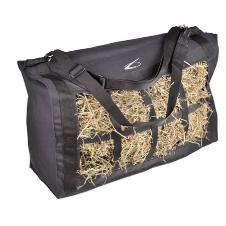 Partrade Pastel Fashion Top Load Hay Bag Polyester Adjule Carry Partrade Pastel Fashion Top Load Hay Bag Polyester Adjule Carry Straps Black
