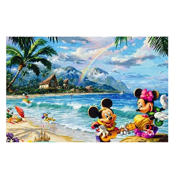 Ceaco: Thomas Kinkade - Mickey and Minnie in Hawaii Jigsaw Puzzle (750 pc)