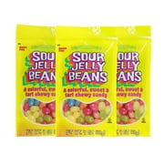 3 Pack | Trader Joe's Gluten Free Sour Jelly Beans, 4 Oz