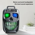 thumbnail image 5 of golytefs Skull Wireless Portable Speaker Bluetooth-compatible 5.0 Karaoke Machine Speaker, 5 of 9