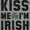 Sport Grey, variant on Kiss Me Im Irish Classic Saint Pattys Men's Graphic T Shirt Tees Brisco Brands L