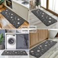 thumbnail image 6 of Dark Grey Mystical Pattern Kitchen Rug Mat,Kitchen Runner Rugs Non Skid Washable,Decorative Kitchen Floor Mats for Kitchen,Sink,Laundry,17"x47.2", 6 of 7