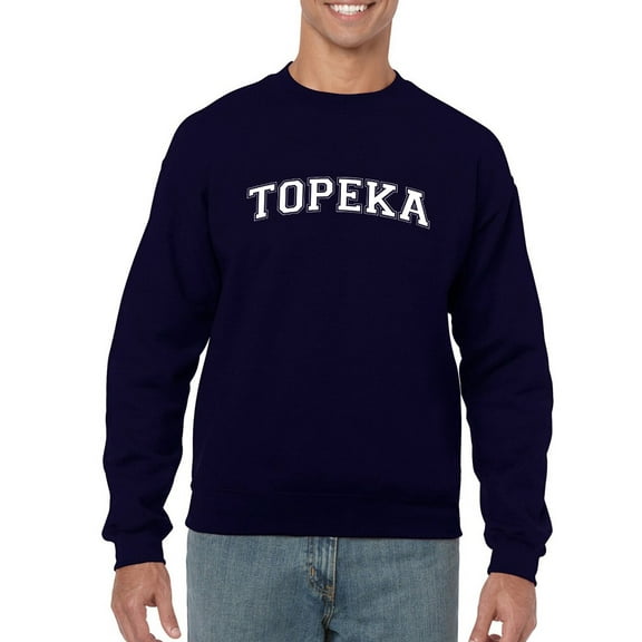 Topeka Text Men Sweatshirt, Male Small