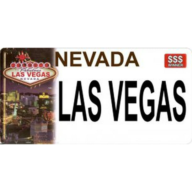 Nevada Las Vegas Photo License Plate