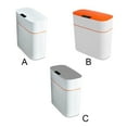 thumbnail image 4 of Smart Sensor Trash Can IPX5 Waterproof Automatic Induction Bathroom Garbage Bin Dustbin Rubbish Waste Bucket Living Room Gray White, 4 of 9