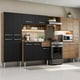thumbnail image 4 of Cocina Integral Completa Madesa Emilly Joy 325 cm Marrón/Negro, 4 of 9