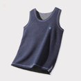 thumbnail image 5 of Dealovy Little Girls Tank Tops Kids Warm Solid Color Vests Crewneck Sleeveless Pullover Base Layer Undershirt, 5 of 5