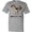 AC-Heather Grey, variant on Inktastic Limb Loss Awareness Amputee Rex with Prosthetic Leg T-Shirt