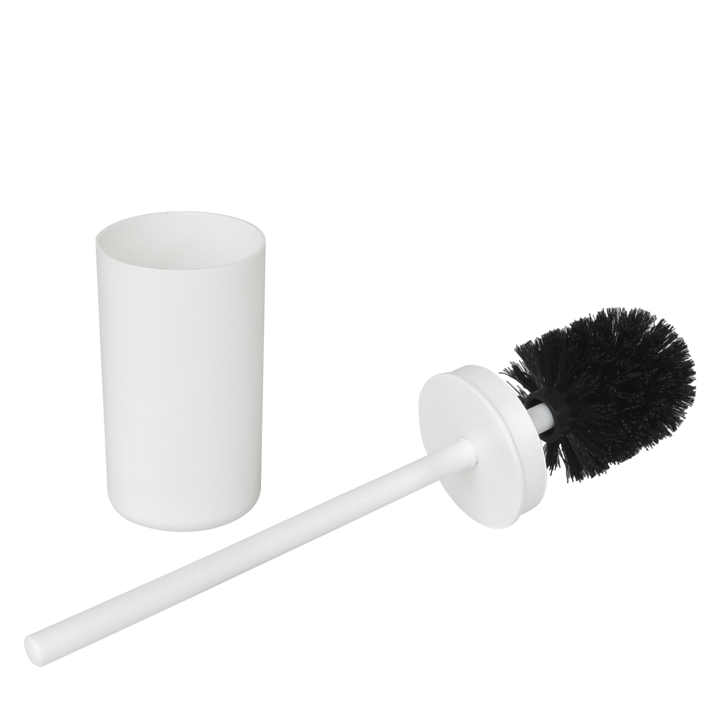 Mainstays Bath Organization Essentials Bundle – Toilet Bowl Brush, Shower Caddy & Wastebasket