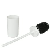Mainstays Basics Plastic Toilet Brush and Holder Set, White