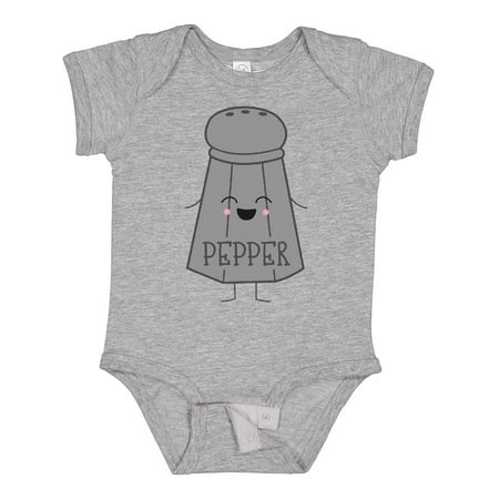 

Inktastic Cute Kawaii Pepper Shaker Gift Baby Boy or Baby Girl Bodysuit