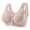Pink, variant on Jamicy Womens Underwear Gift for Women Women's Full Coverage Bra Front Closure Non Padded Wire-Free Bras Comfortable Wide Strap