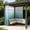 Green-Free Size/GN, variant on Waterproof Outdoor Curtain Single Panel Thickened Privacy Weather Protection with Metal Rings for Patio Porch Pergola 78x47in
