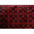 thumbnail image 4 of oneOone Cotton Silk Fabric Check Ikat Printed Fabric 1 Yard 42 Inch Wide, 4 of 4