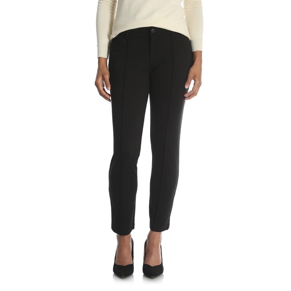 Women's Ponte Knit Comfort Waist Ankle Pant
