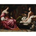 thumbnail image 2 of Felice Ficherelli 24x19 Black Ornate Framed Double Matted Museum Art Print Titled: Antiochus Prince of Syria and Stratonica His Stepmother (circa 1638), 2 of 5